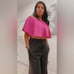 Sparkly wide leg pants