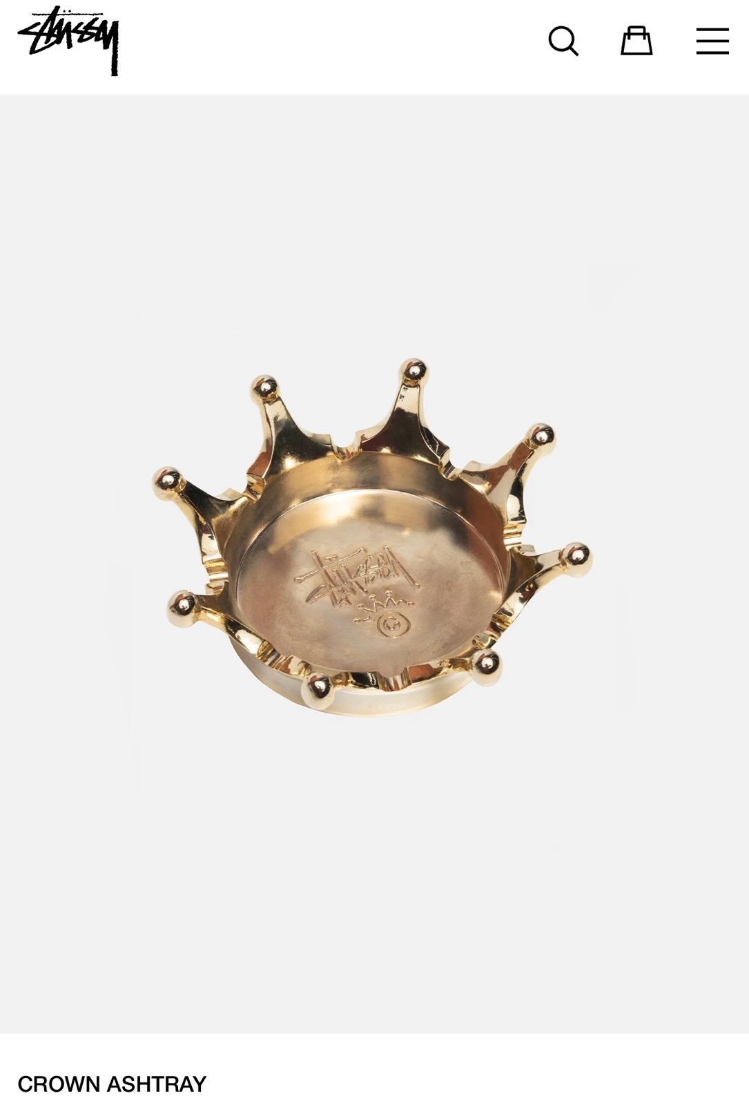 Stussy Crown Ashtray RARE