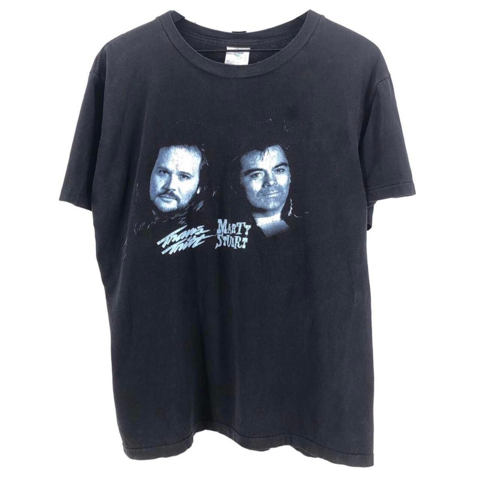 Travis Tritt Marty Stuart Double Trouble graphic tshirt 90s 1990s vintage