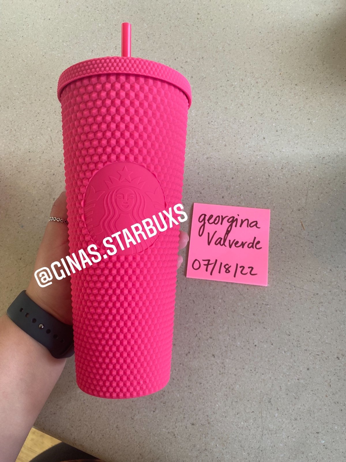 Ruby Starbucks tumbler