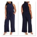 Vince Camuto Ruffle Collar Jumpsuit