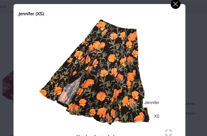 Jennifer Flared Midi Skirt