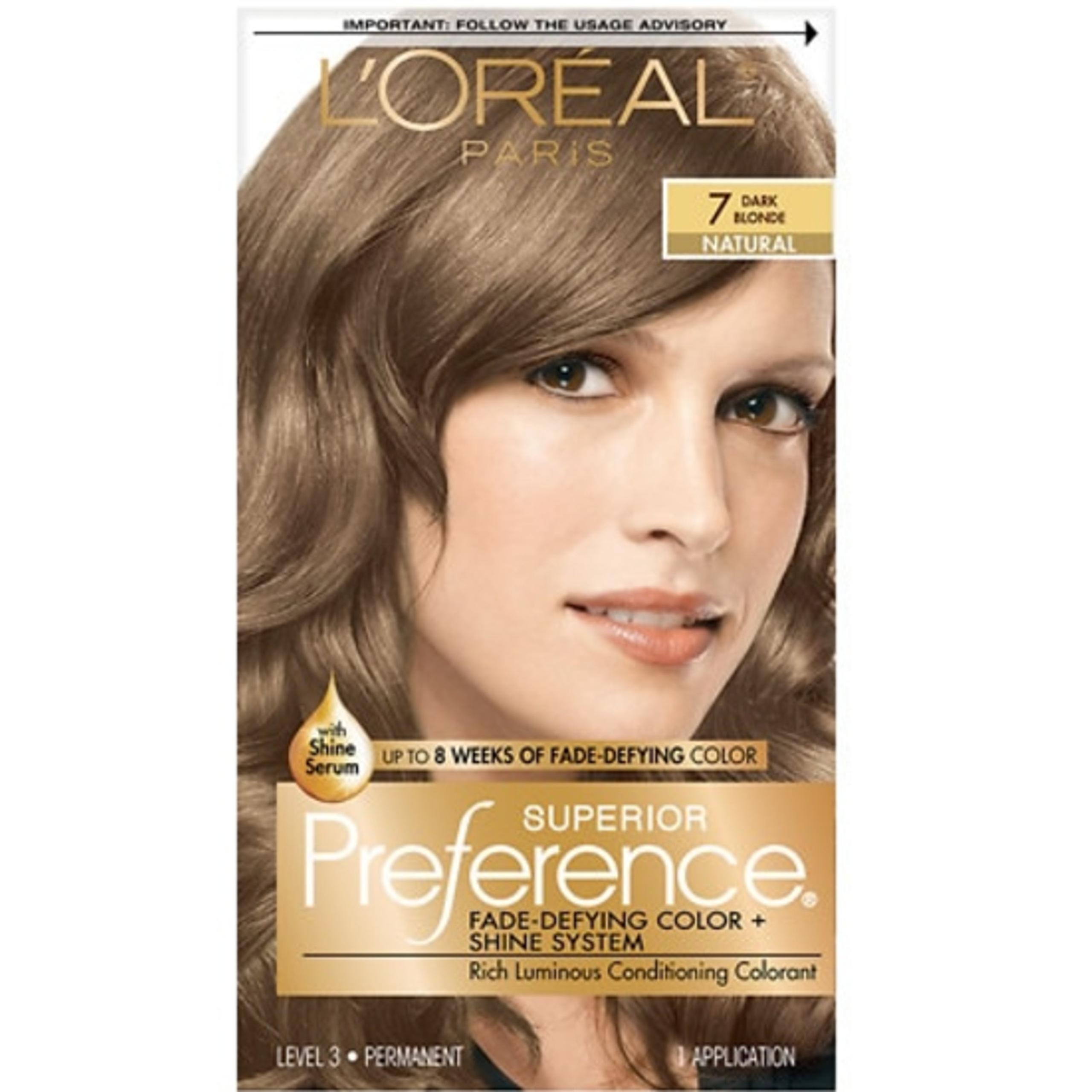 L'Oreal Dark Blonde #7 Superior Preference Fade-Defying Hair Color