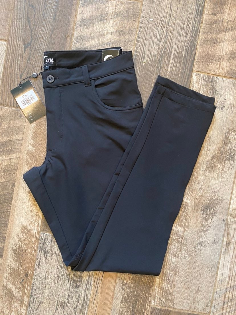 Zyia Men's Black Office Chinos 32 Medium - NWT