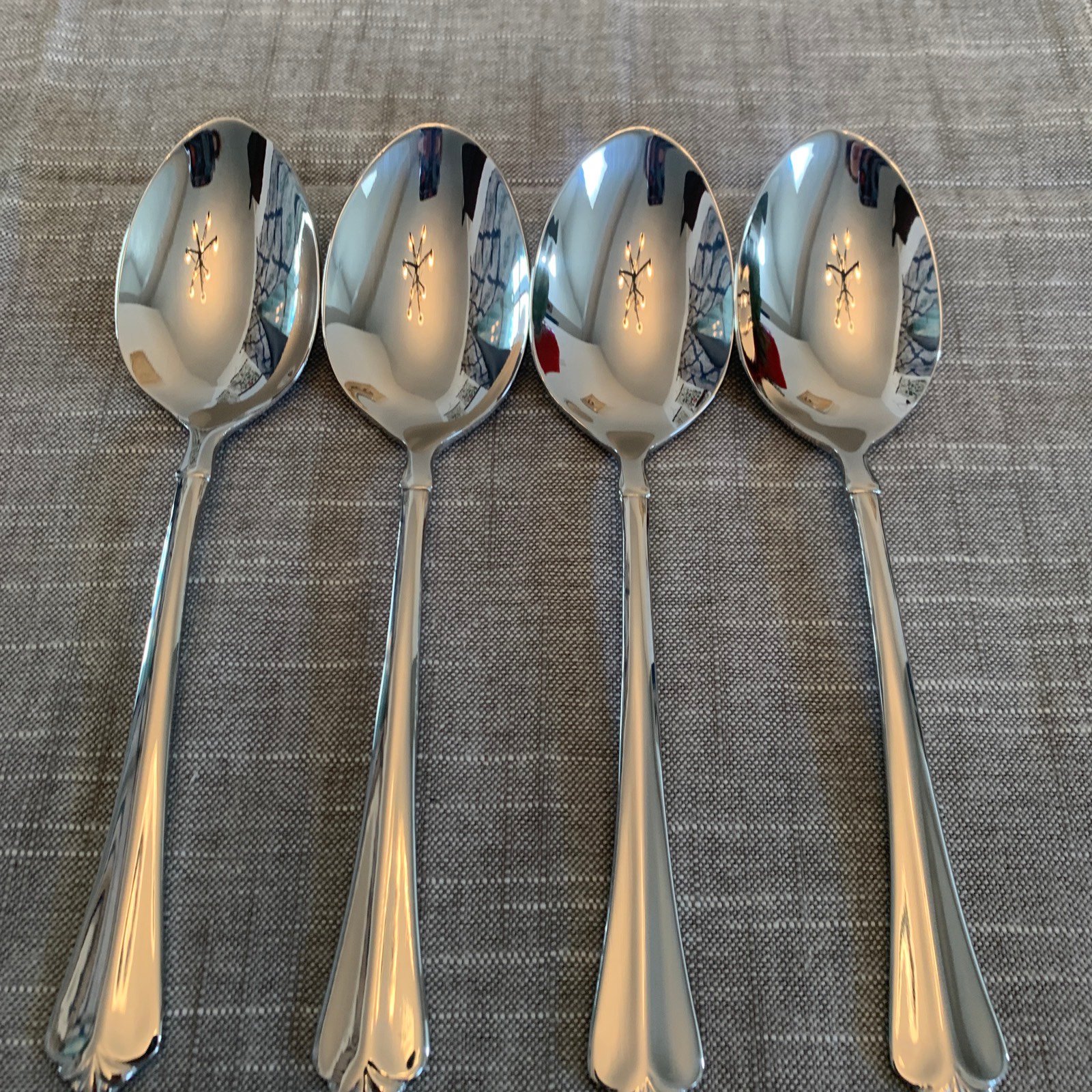Oneida Juilliard Julliard Oval Soup Spoons 7 1/4 New Set of 4