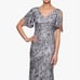 Alex Evenings Stretch Lace Shoulder Gown