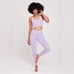 Spiritual Gangster Love Sculpt ⅞ Seamless Leggings in Lavender Size M/L