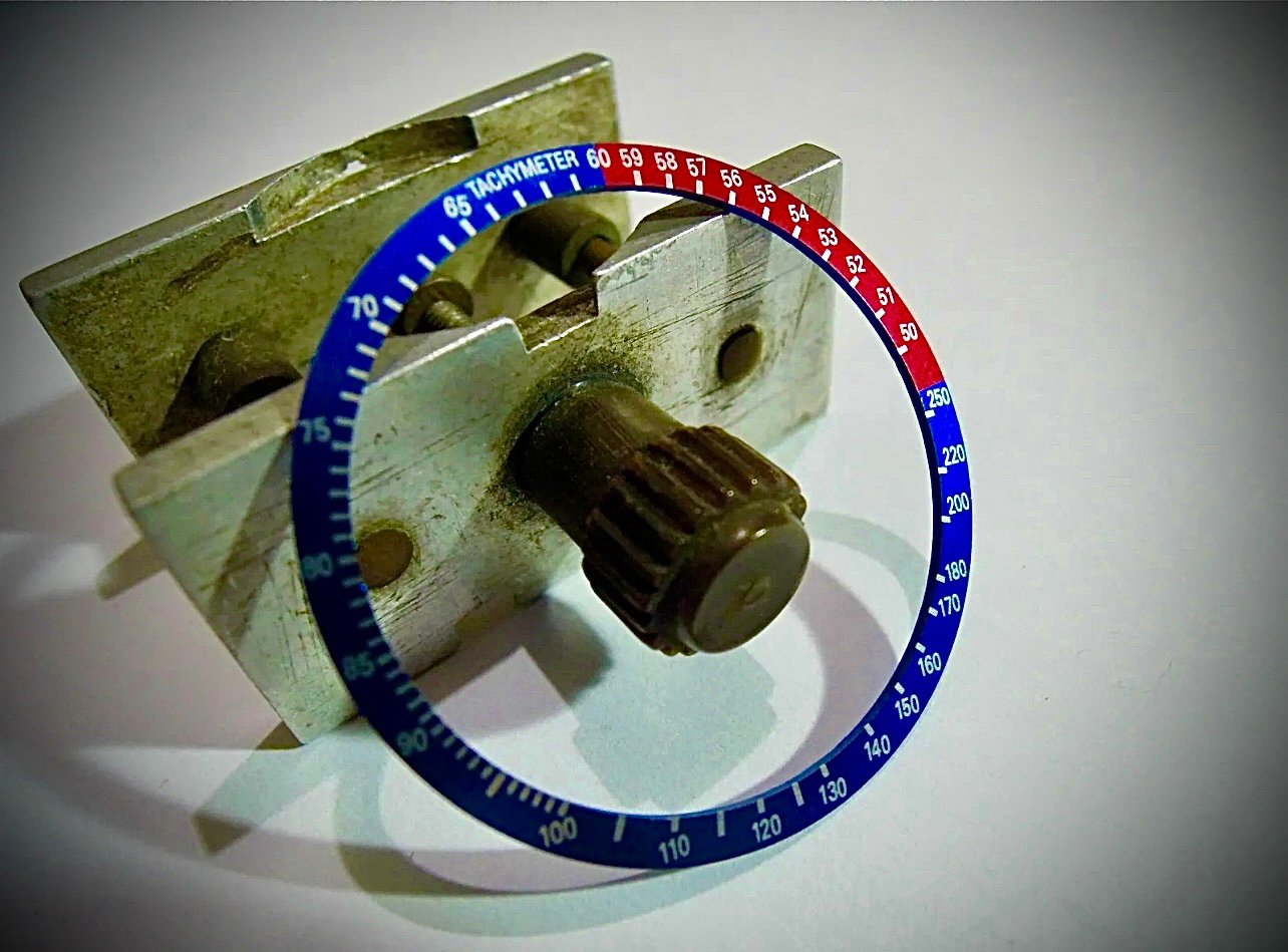 #1107 NEW BEZEL INSERT BLUE/RED PEPSI POGUE 6139-6002/6005 CHRONOGRAPH MEN'S WAT