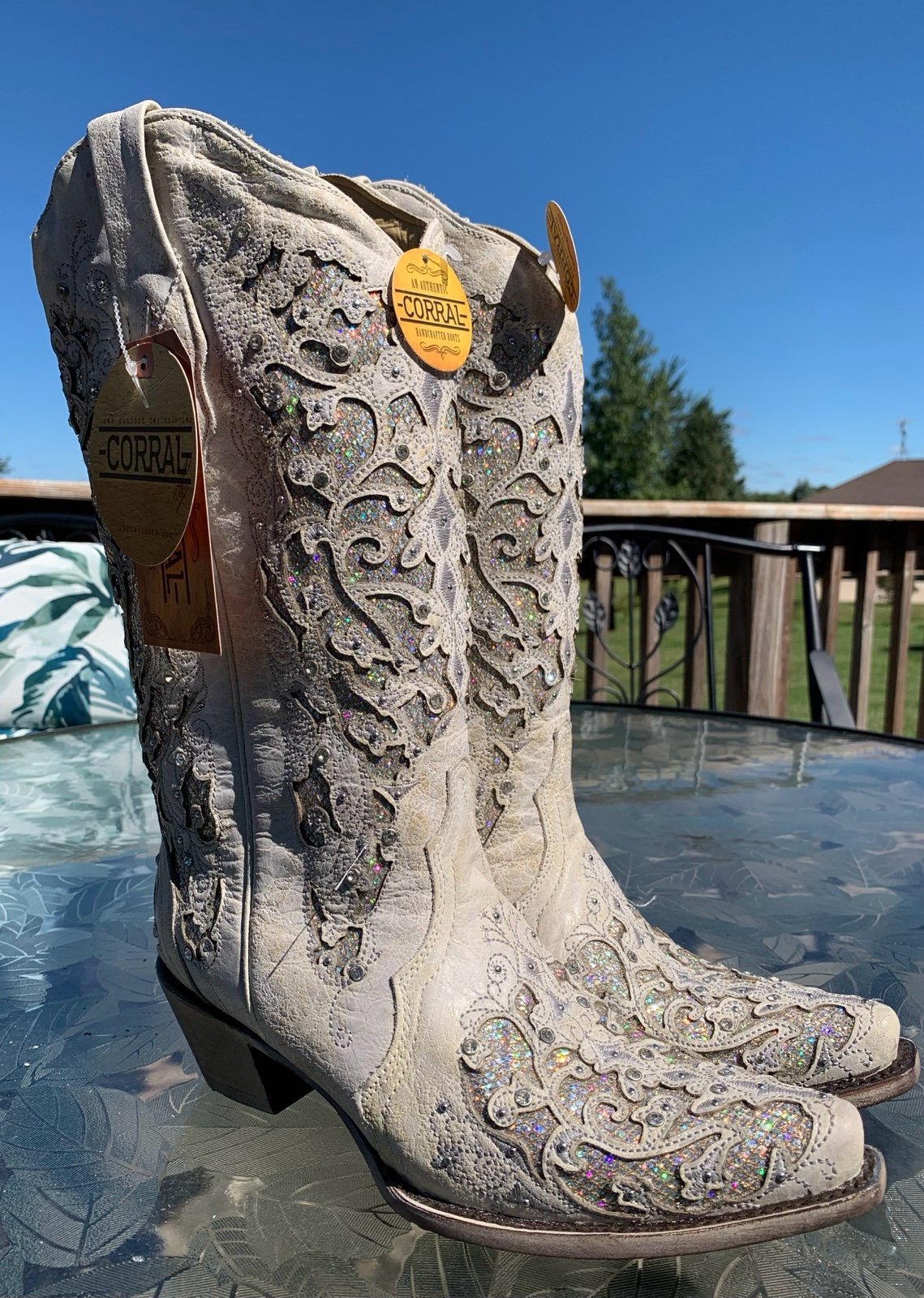 Gorgeous Corral Womens glitter western boots!! Brand new with tags