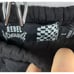 REBEL Vengeance shiny sparkly beaded 90s skull jogger fleece black skater sz L