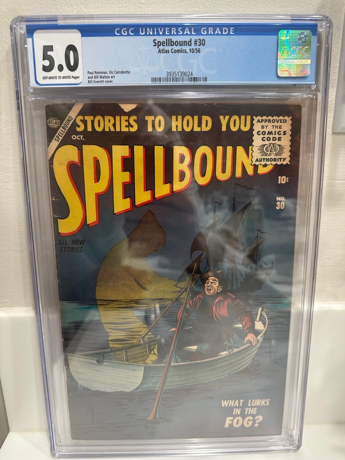 Atlas Comics Spellbound #30 cgc 5.0