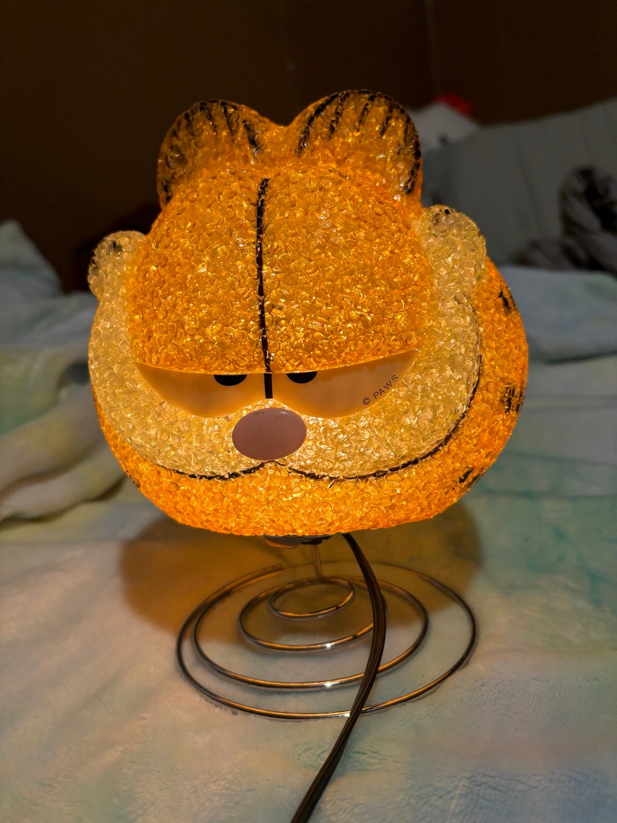 Bobble Head Garfield Lamp