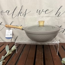 D&W Deane & White Cookware Collection Special Color Brown Wok 12” NEW Skillet