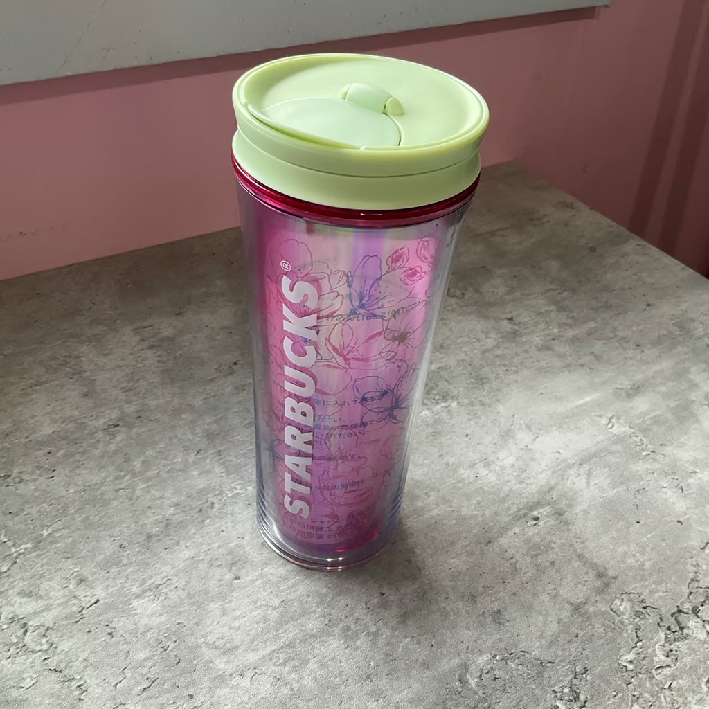 2022 Starbucks Japan Cherry Blossoms Lace See Through Tumbler