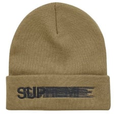 SUPREME Motion Logo beanie taupe