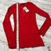 INC Concepts Red long sleeve top XS