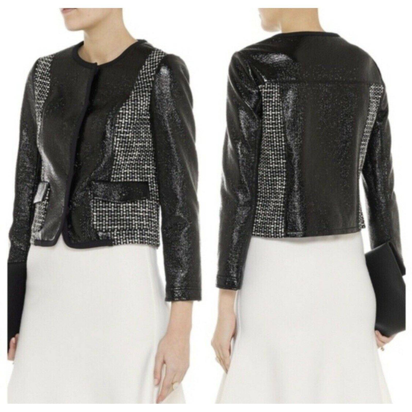 Tory Burch Daria Moto Jacket Blazer Sz 0