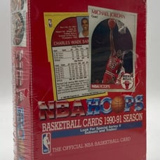 1990-91 NBA HOOPS SERIES II FACTORY SEALED BOX MICHAEL JORDAN On Front