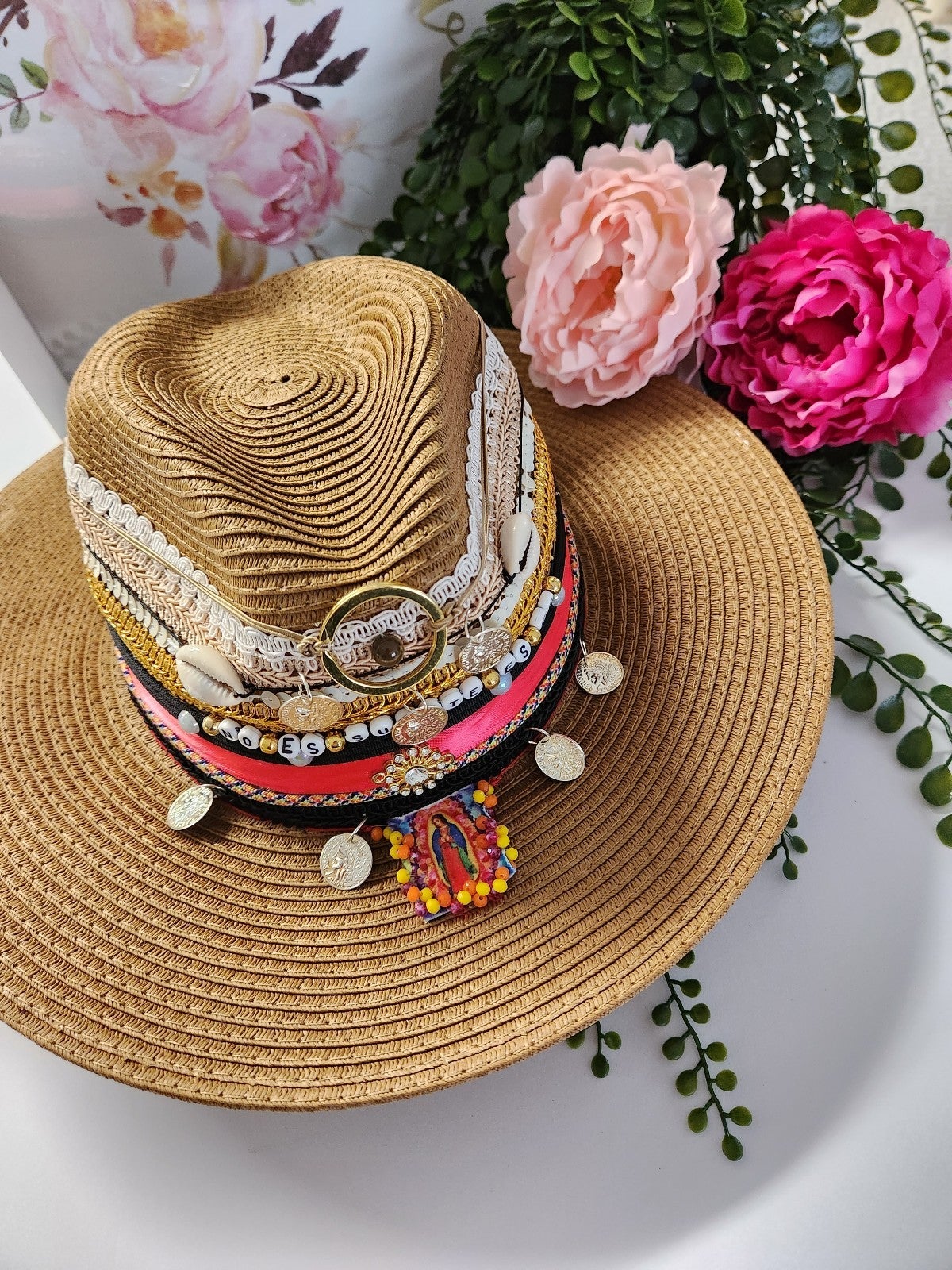 Hand decorated hat