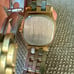 Vintage Oscar De La Renta Ladies Gold Tone Watch Weave Band 6” Quartz Swiss Made