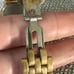 Vintage Oscar De La Renta Ladies Gold Tone Watch Weave Band 6” Quartz Swiss Made