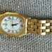 Vintage Oscar De La Renta Ladies Gold Tone Watch Weave Band 6” Quartz Swiss Made