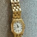 Vintage Oscar De La Renta Ladies Gold Tone Watch Weave Band 6” Quartz Swiss Made