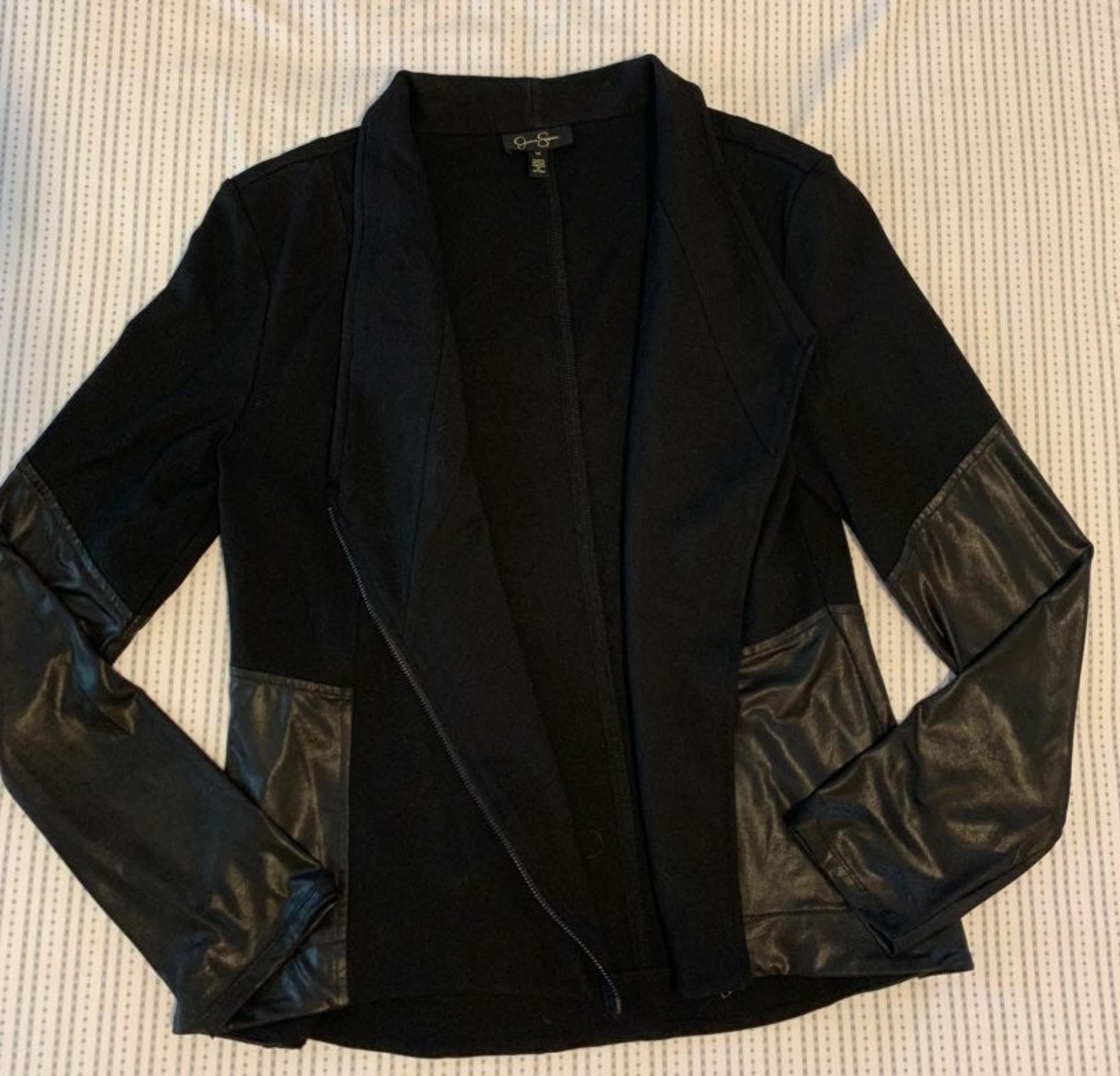 Jessica Simpson Black Moto Jacket