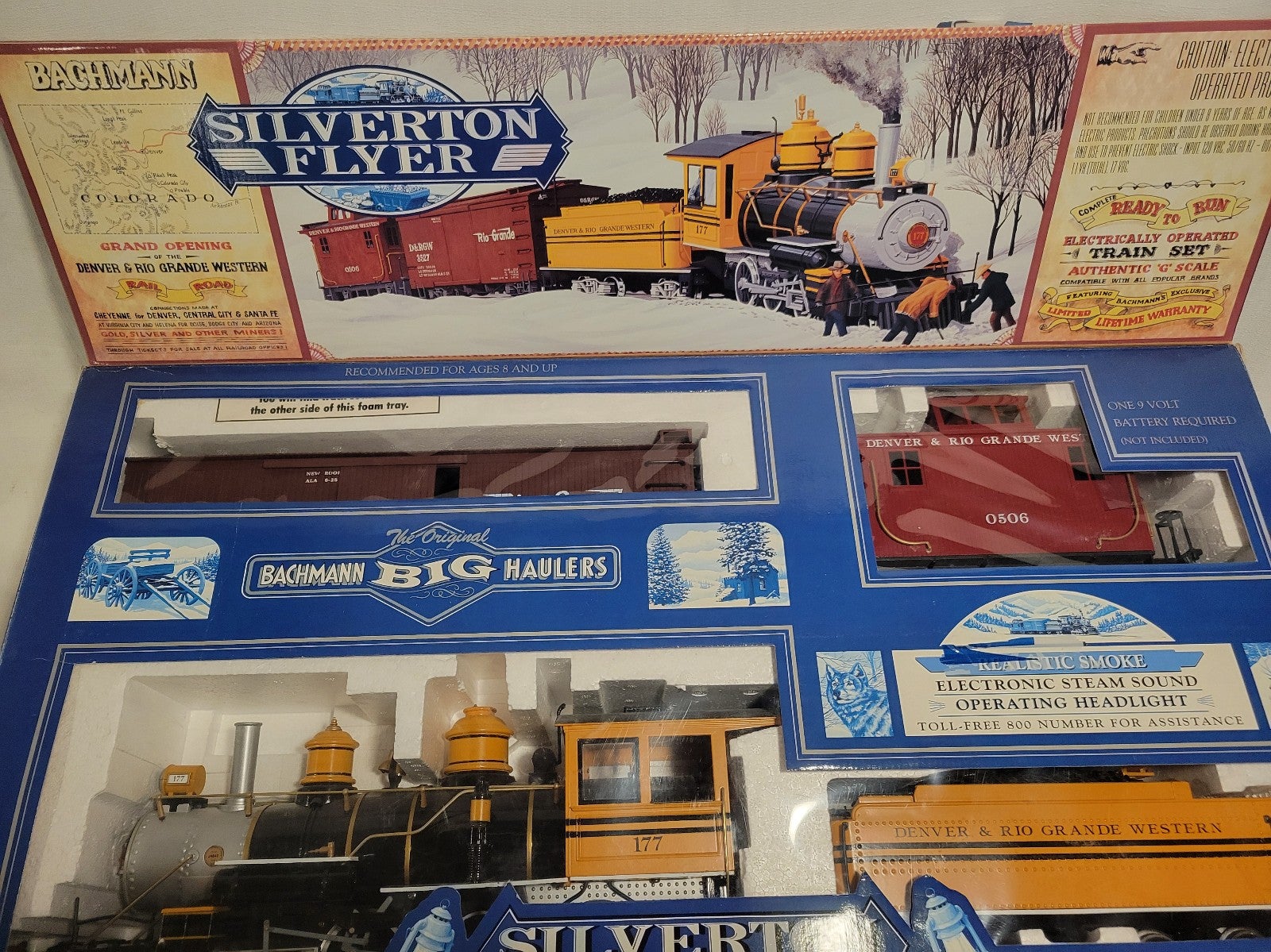 Silverton Flyer Train Set Denver & Rio Grande