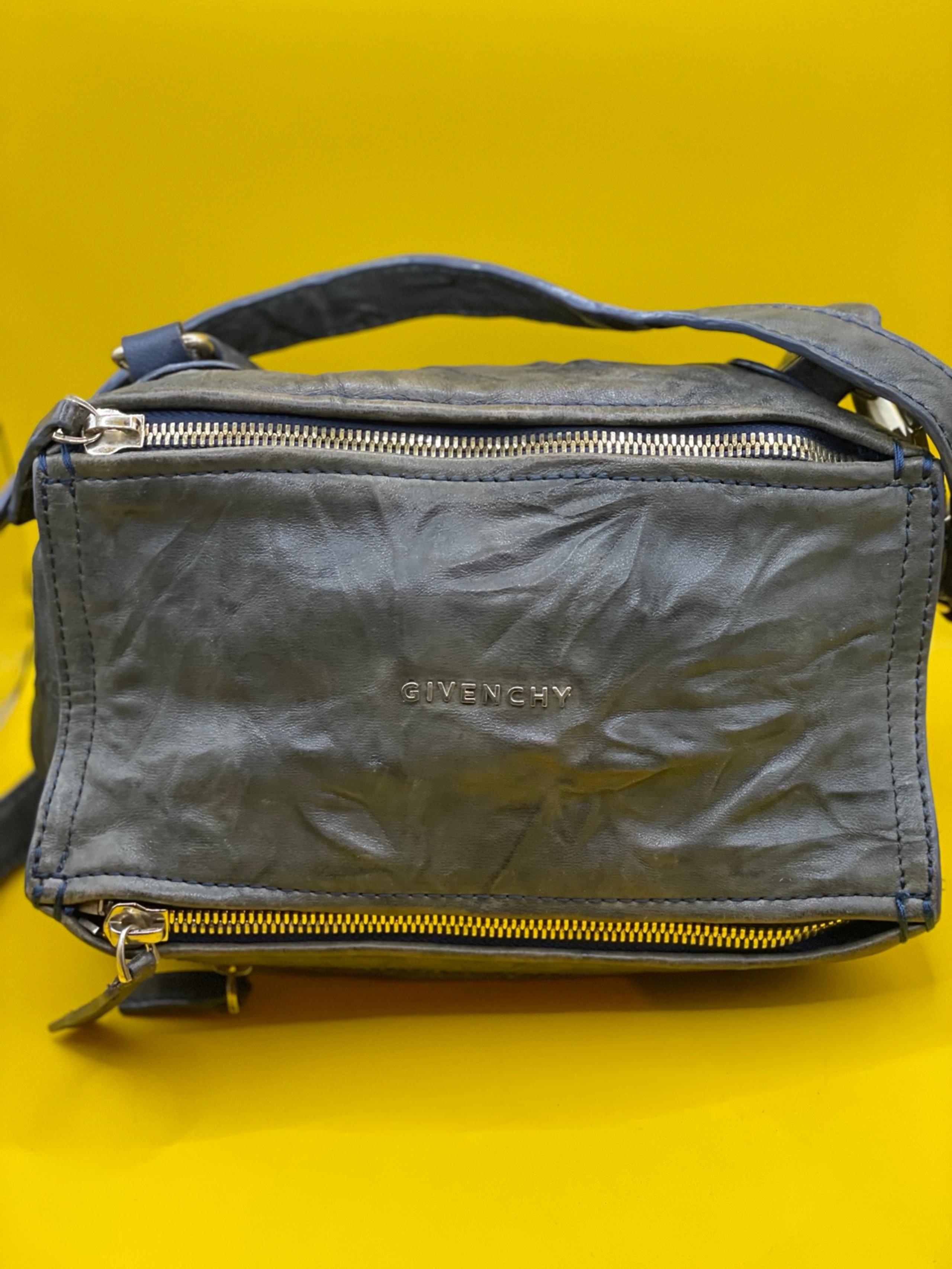 Givenchy leather crossbody distressed bag