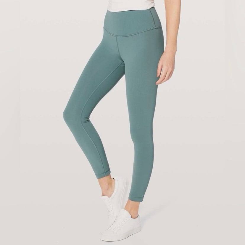 Lululemon Wunder Under Hi-Rise 7/8 Tight *Full-On Luxtreme 25 Mystic Green