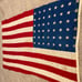 Huge Vintage Patina USA Old Glory Pre WWII American Flag w/48 Stars 44 x 68