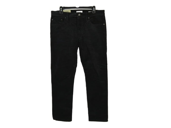 Goodfellow & Co Straight Leg Slim Fit Men's Corduroy 5-Pocket Casual Black Pants
