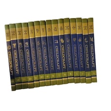 1970 Childcraft Book Set 15 Home School Teacher Summer Reading Educational