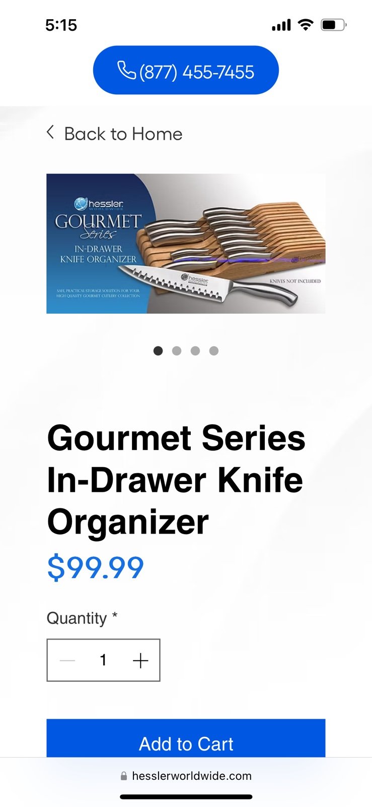 Knife Set Organizer