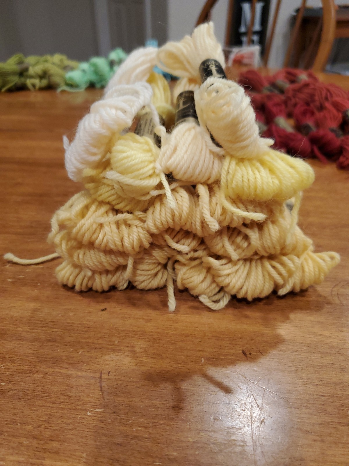 Lot of 127 Anchor Tapestry Wool 10m skeins. Various Colors