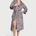 VS GREY CHEETAH LEOPARD PRINT LONG ROBE Size XL/XXL