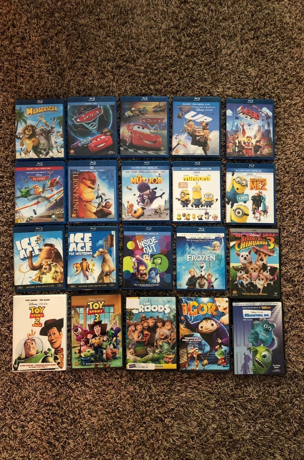 Disney Pixar DVDs