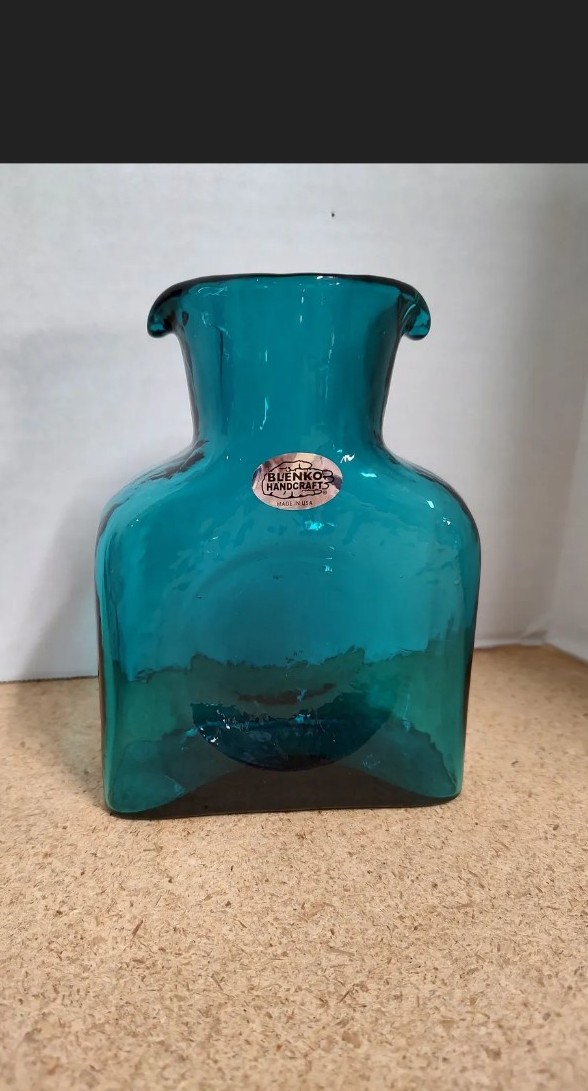 Blenko water bottle Cerulean (Mini)
