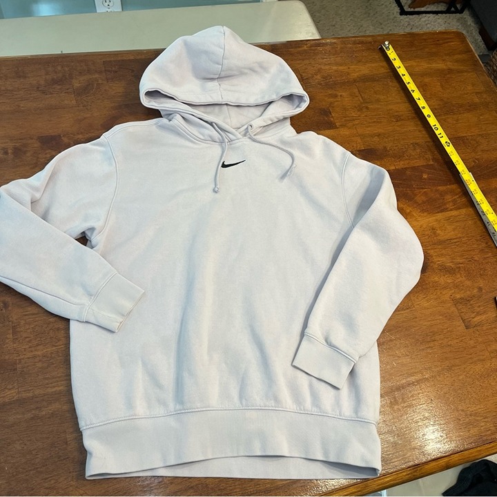 Nike Center swoosh light lavender hoodie sweatshirt size XS