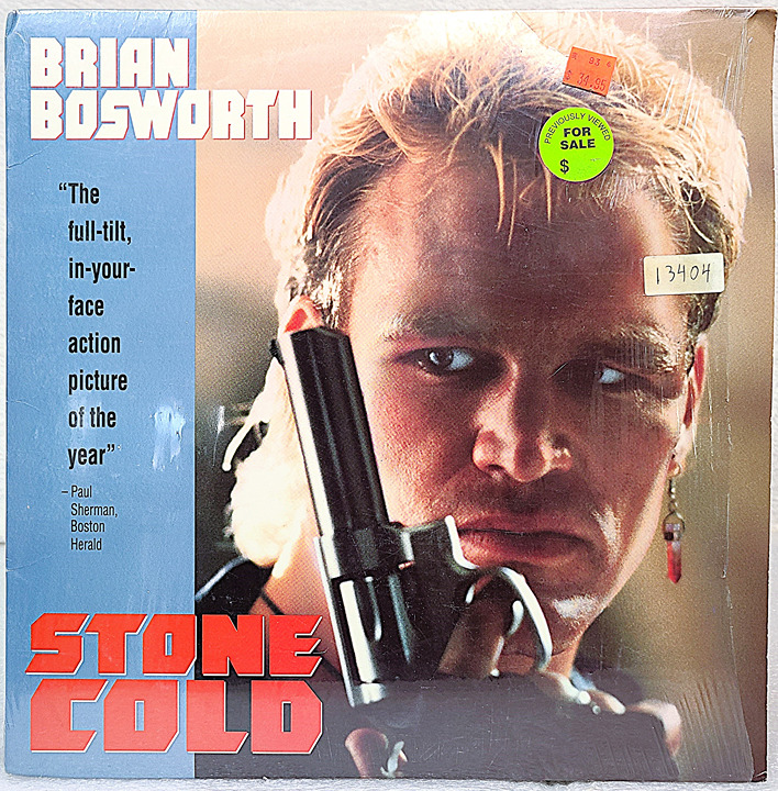 Rare! Stone Cold Laser Disc Brian Bosworth Like NEW!