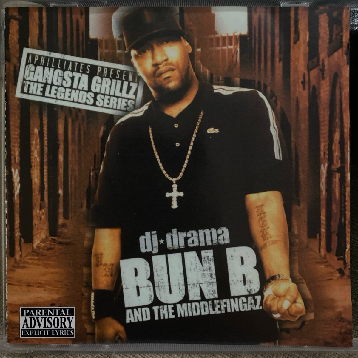 2 CD Mixtape Bun B & The Middlefingaz PA Gangsta Grillz Legends Series Hip Hop