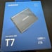 SAMSUNG T7 Portable SSD, 2TB External SSD