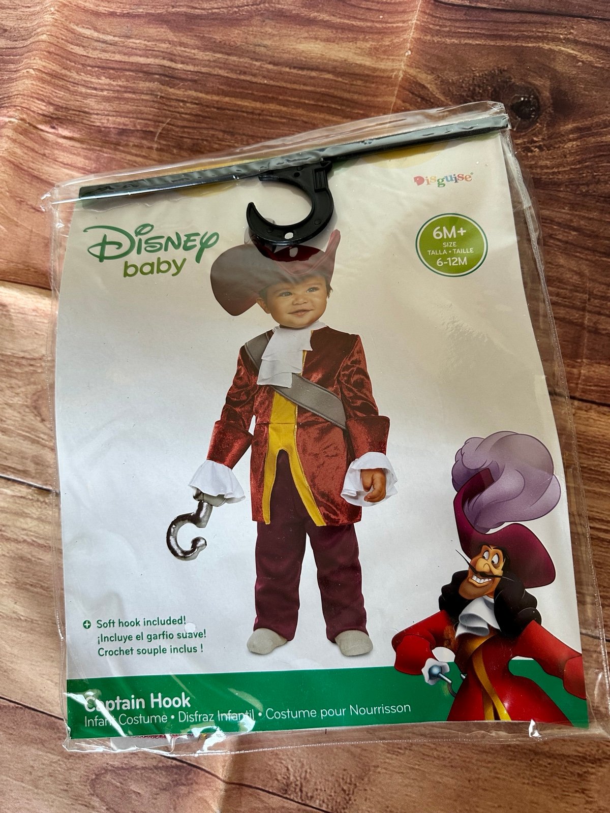 Disney Baby Captain Hook Size 6-12 Months