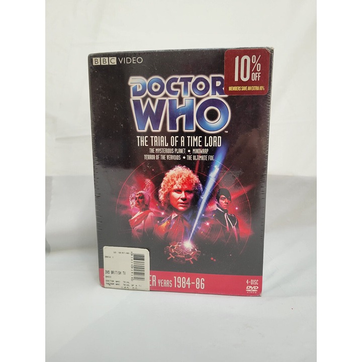 Doctor Who: The Trial of a Time Lord DVD 4-Disc Box Set Colin Baker Years
