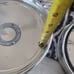 Set Of 4 Custom Spinner Dog Dish Hubcaps (SS Spiners On Ford Base)