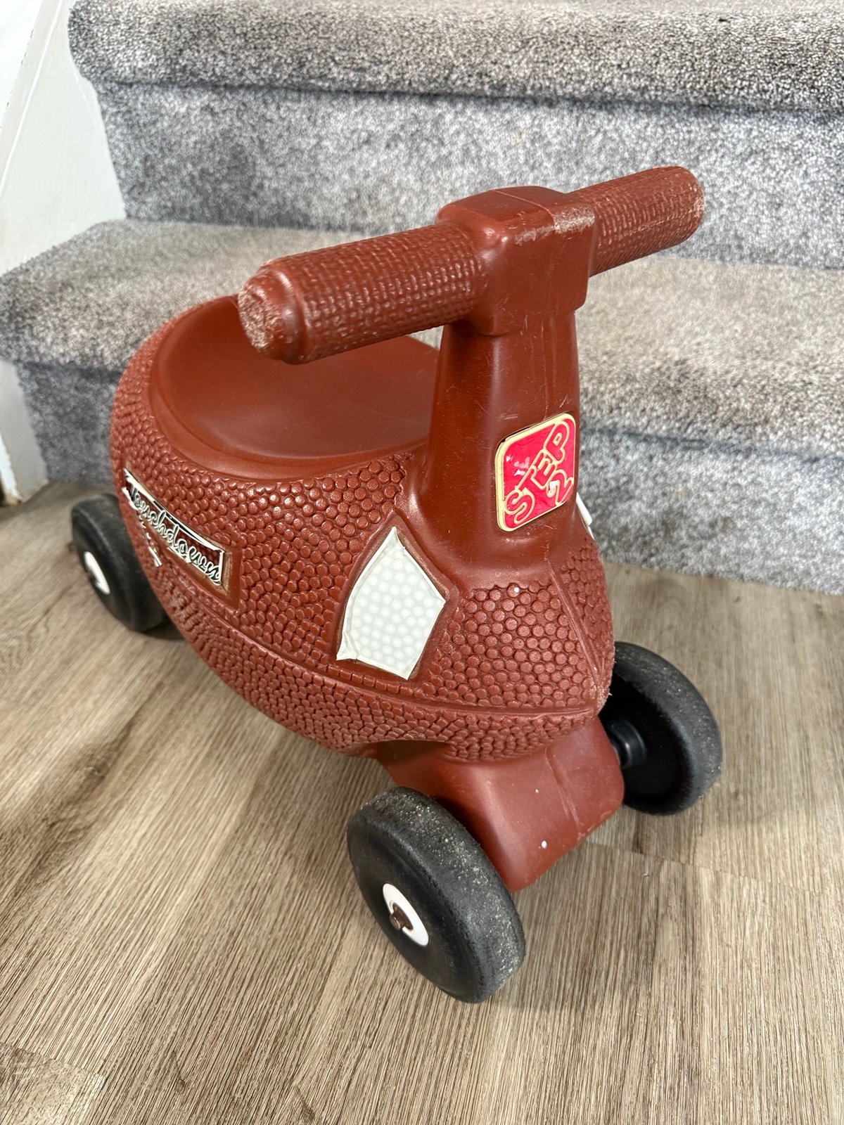 Step 2 Touchdown Ride On Football Baby/Toddler vintage