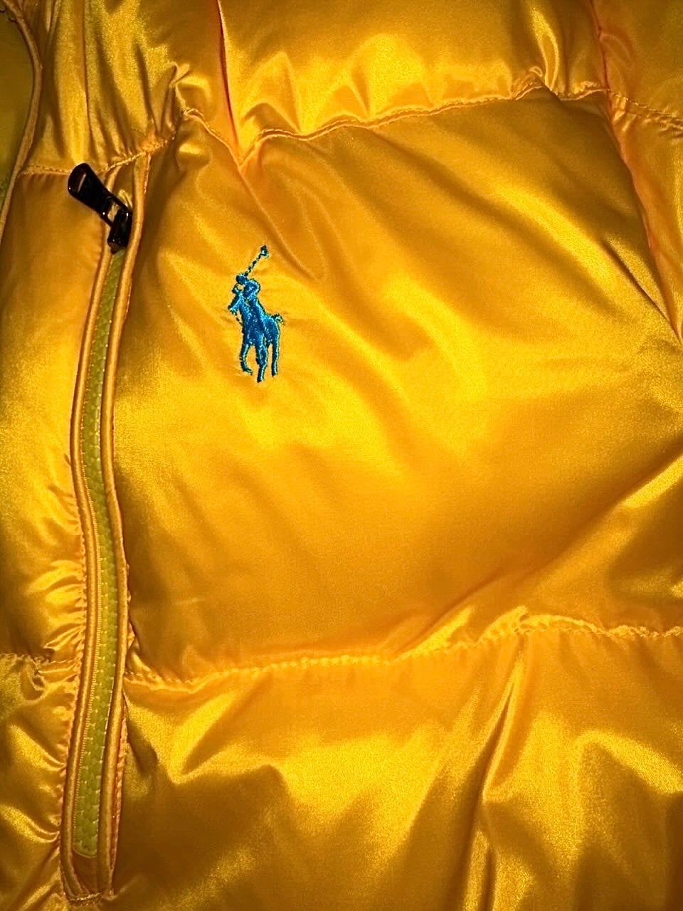 Polo Ralph Lauren Yellow Puffer Jacket