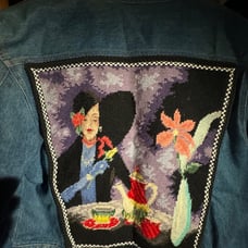 *Kolorway Embellished Jean Jacket