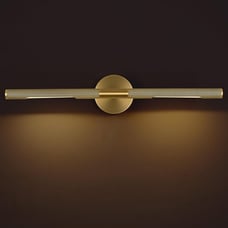 30 Gold Bathroom Vanity Lights, Knurled Texture Picture Lights,Rotatable 360°
